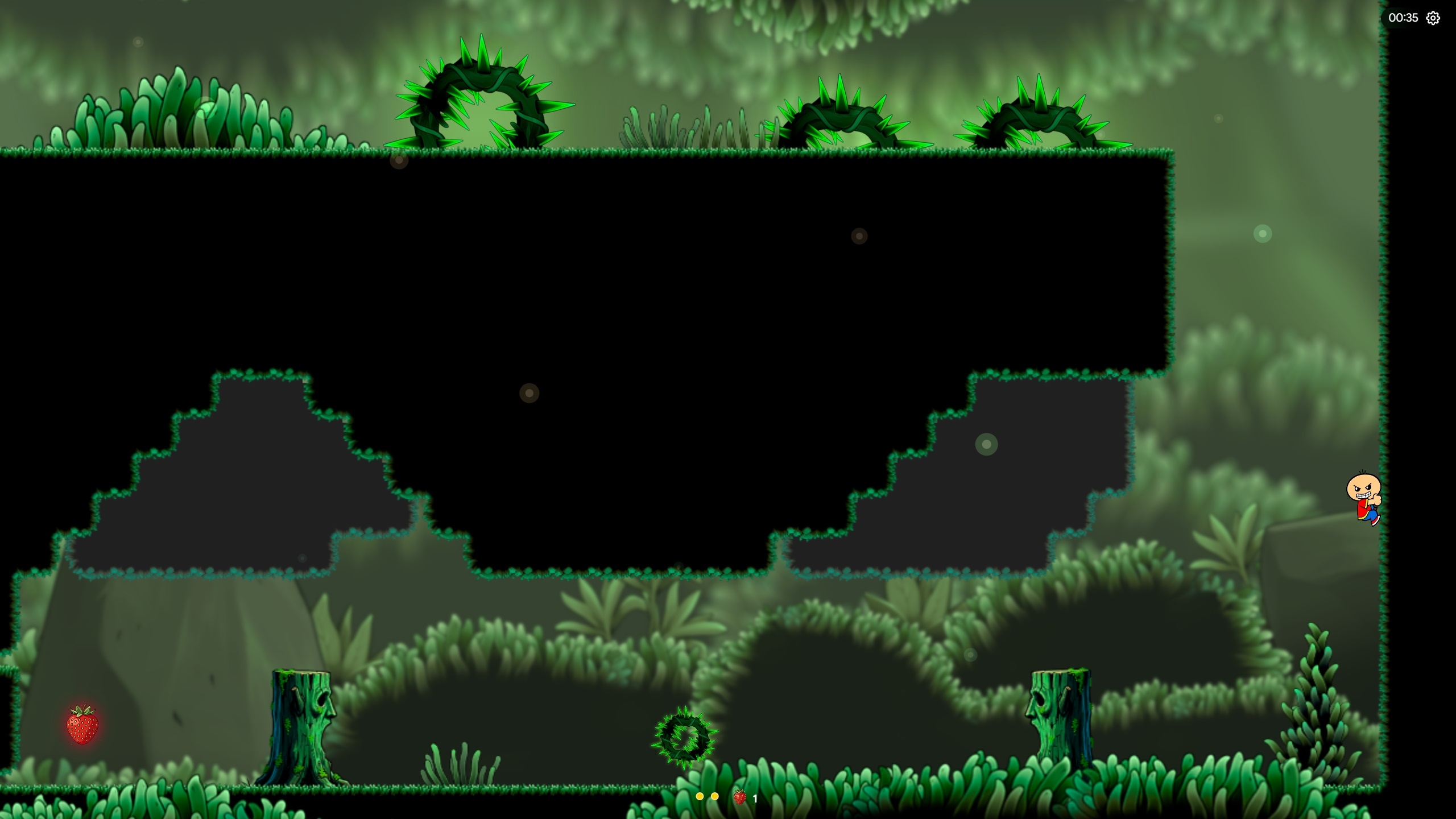 Скриншот с игровой механикой игры «Wildberry soul»